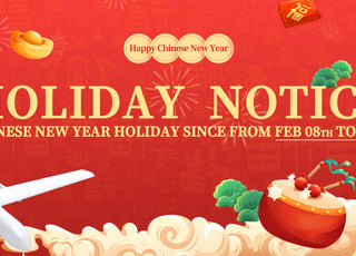 Shipping delay reminder due to Chinese New Year holiday