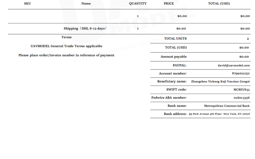 Update notice of new invoice