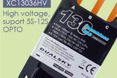 Dualsky XC13036HV 130A High Voltage ESC