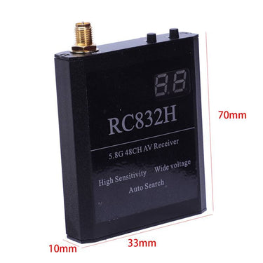 5KM FPV 5.8G 5.8Ghz 600mW 48 Channels TS832 RC832H Wireless AV Transmitter and Receiver Tx Rx for RC Drone FPV Racing - uavmodel