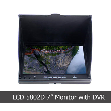 LCD5802D LCD5802S 5.8G 40CH 7 Inch MONITOR SCREEN - UAVMODEL