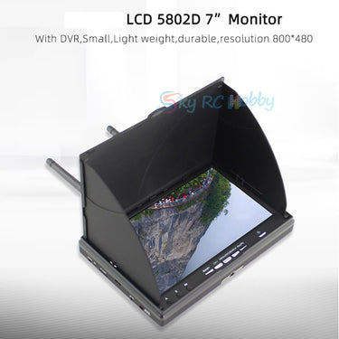 LCD5802D LCD5802S 5.8G 40CH 7 Inch MONITOR SCREEN - UAVMODEL